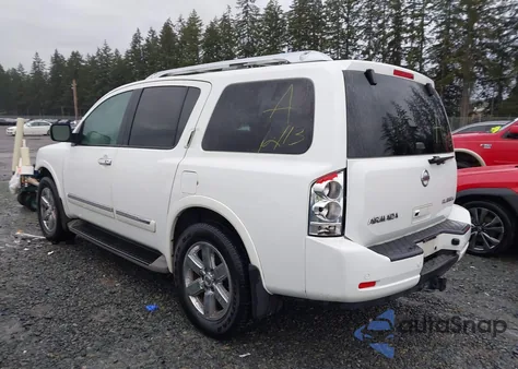 2014 Nissan Armada Platinum from USA, damaged, VIN 5N1AA0NC7EN603294
